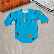 Organic Cotton Unisex Kites in the Sky Kurta