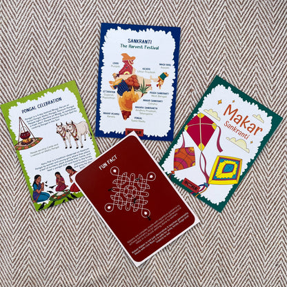 Bhaakur- Pack of 4 Cue Cards- Tamil Nadu