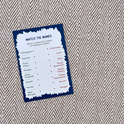 Bhaakur- Pack of 4 Cue Cards- Telangana