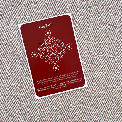 Bhaakur- Pack of 4 Cue Cards- Tamil Nadu