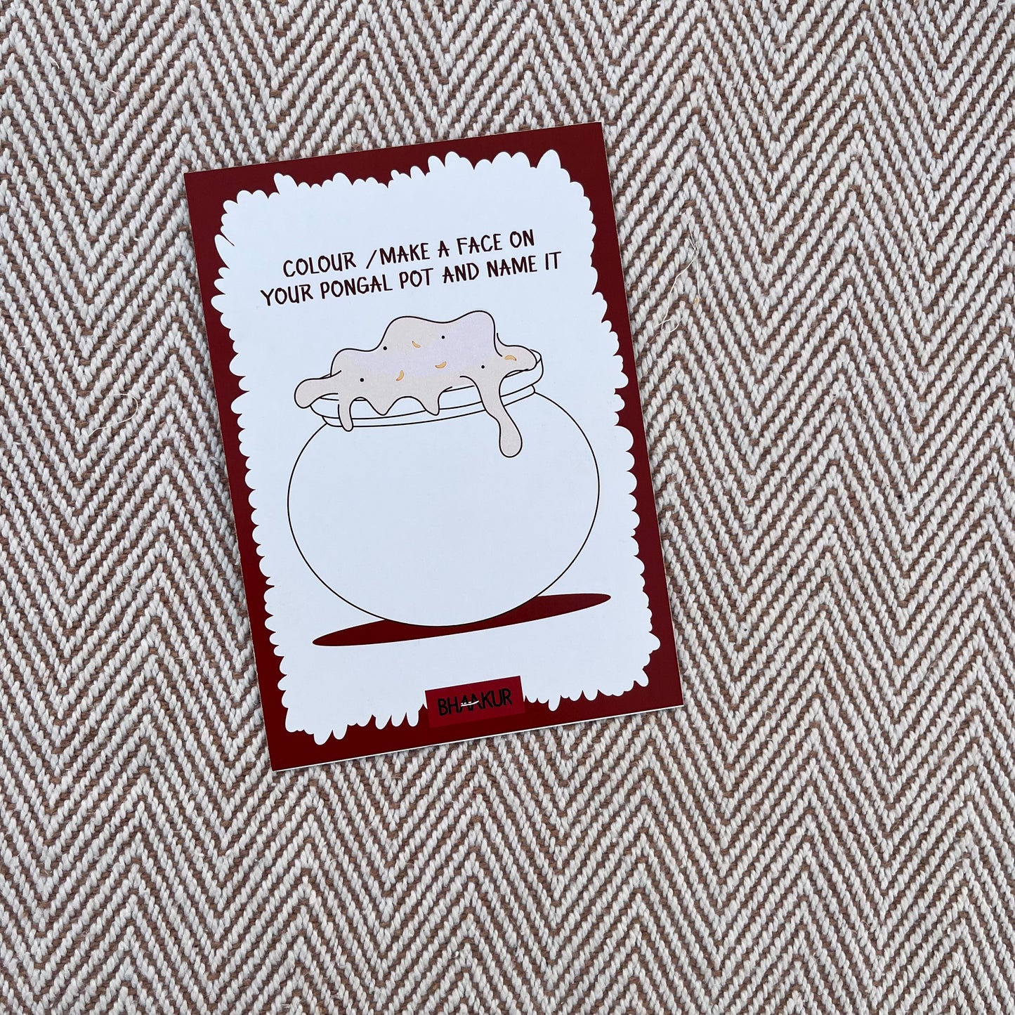 Bhaakur- Pack of 4 Cue Cards- Tamil Nadu