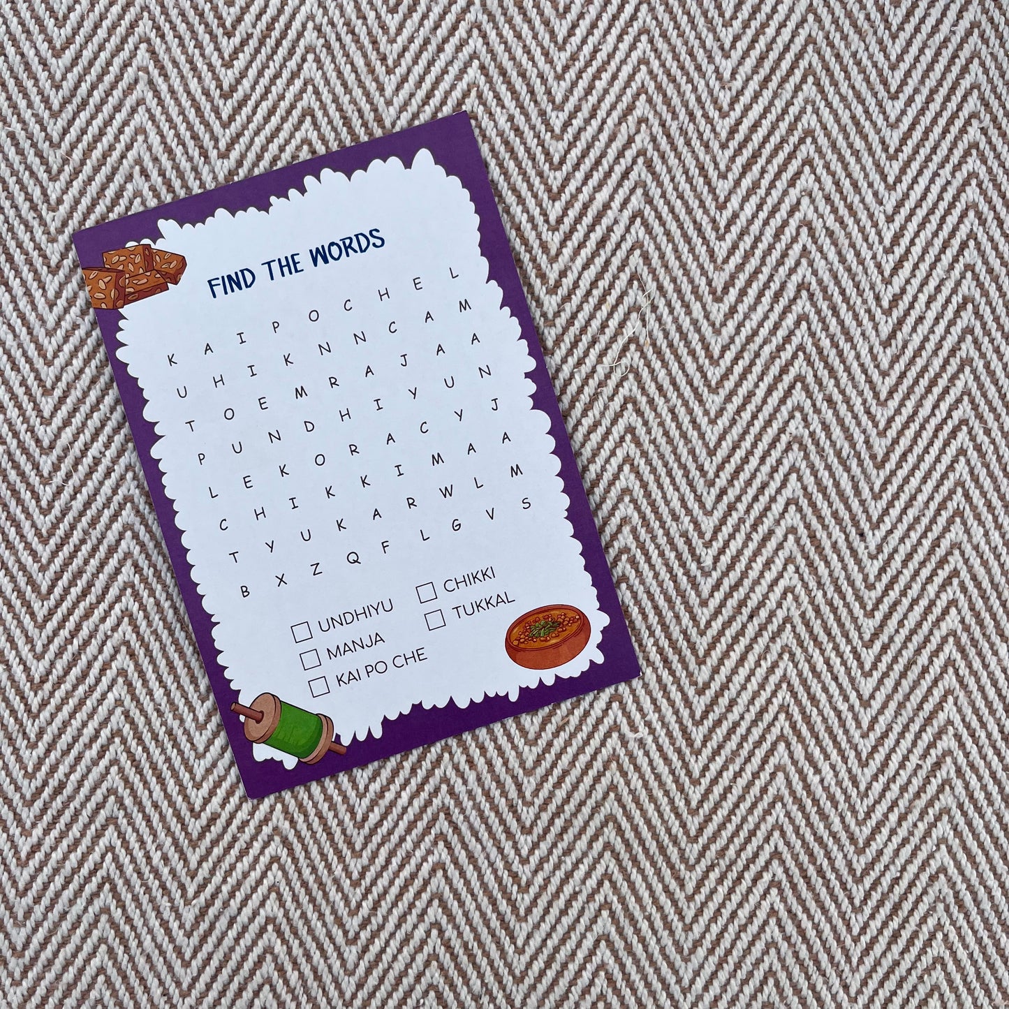 Bhaakur- Pack of 4 Cue Cards- Gujarat/ Maharashtra