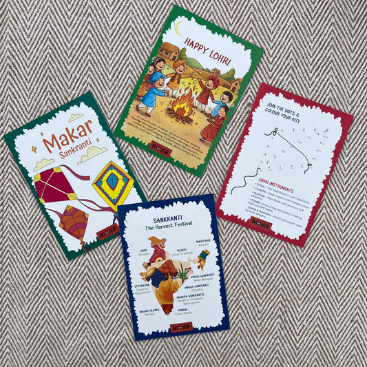 Bhaakur- Pack of 4 Cue Cards- Punjab