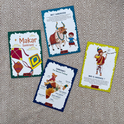 Bhaakur- Pack of 4 Cue Cards- Telangana