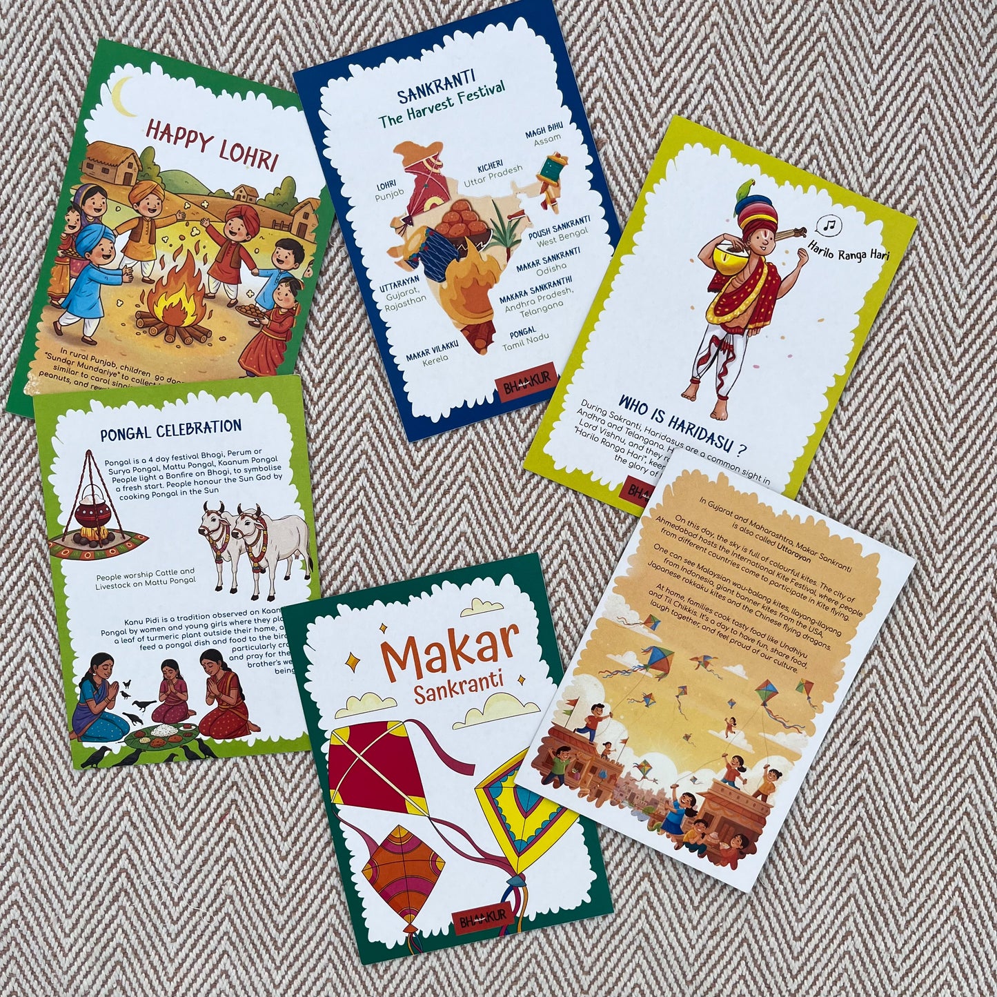 Bhaakur- Pack of 6 Cue Cards