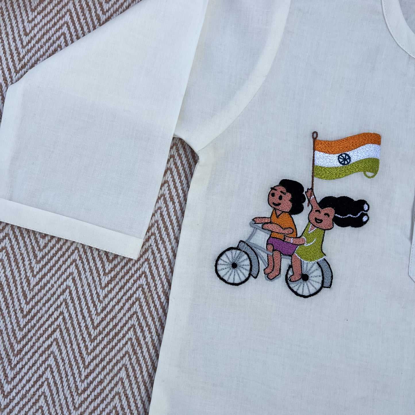 Organic Cotton Unisex Republic Day Kurta