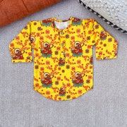 Organic Cotton Unisex 'Vidhya Dehi Saraswati' Kurta