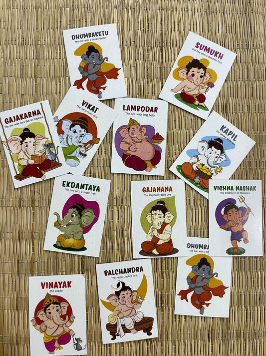 Bhaakur-Memory Game Cards- Ganesha theme