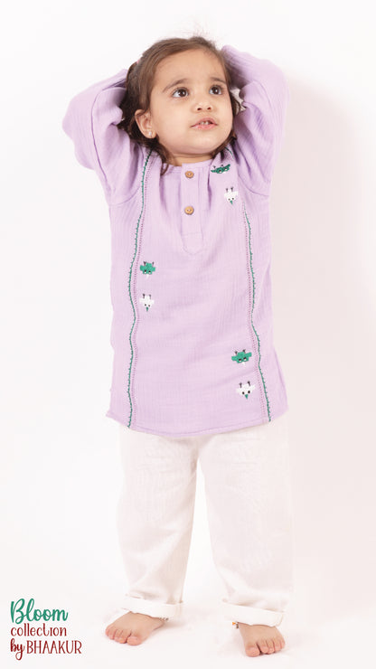 Dancing Birdies Kurta set