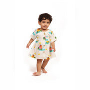 Organic Cotton Frock| Infants and Toddlers| Goddess Saraswati