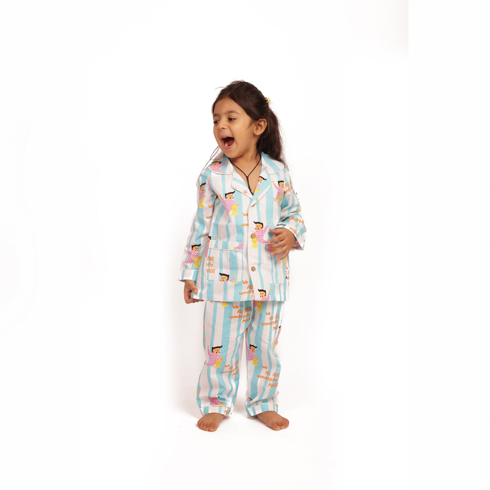 Printed cotton night suits for toddlers and kids- perfect for bedtime and lounging 