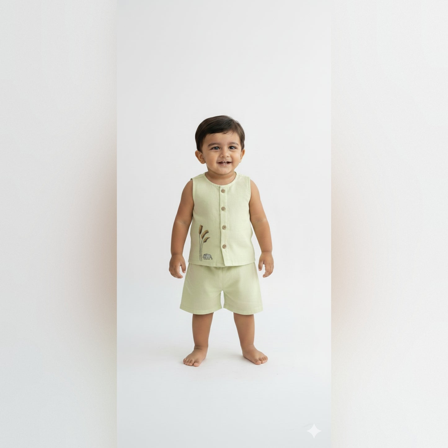 Organic cotton jhabla set for infants, toddlers and kids-perfect for everyday comfort