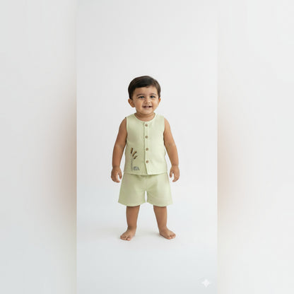 Organic cotton jhabla set for infants, toddlers and kids-perfect for everyday comfort
