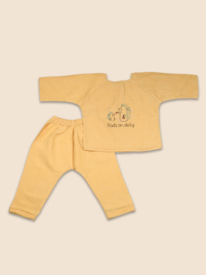 Dads On Duty Linen Co-ord Set